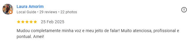 Depoimento Laura Amorim